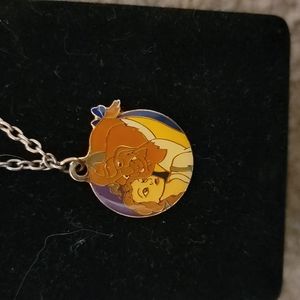 Beauty and the beast necklace